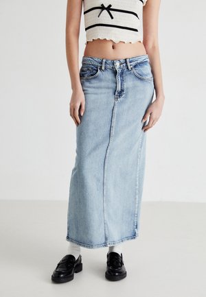 DANICA SKIRT - 长裙 - 浅蓝色牛仔布